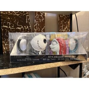 The Nightmare Before Christmas 3D Ceramic Mug Set